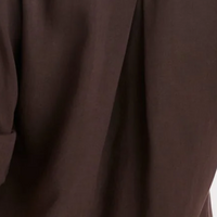 SHIRT | SPLIT BACK BUTTON DOWN-Top-BELLA DAHL-SMALL-CHESTNUT-Coriander