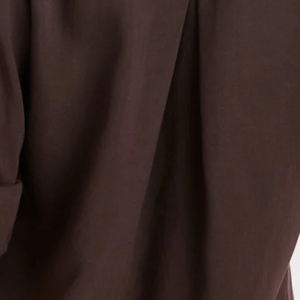 SHIRT | SPLIT BACK BUTTON DOWN-Top-BELLA DAHL-SMALL-CHESTNUT-Coriander