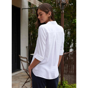 SHIRT TAIL BUTTON DOWN-Tops-BELLA DAHL-Coriander