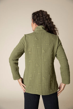 SHIRTTAIL JACKET-Jackets & Sweaters-HABITAT-Coriander