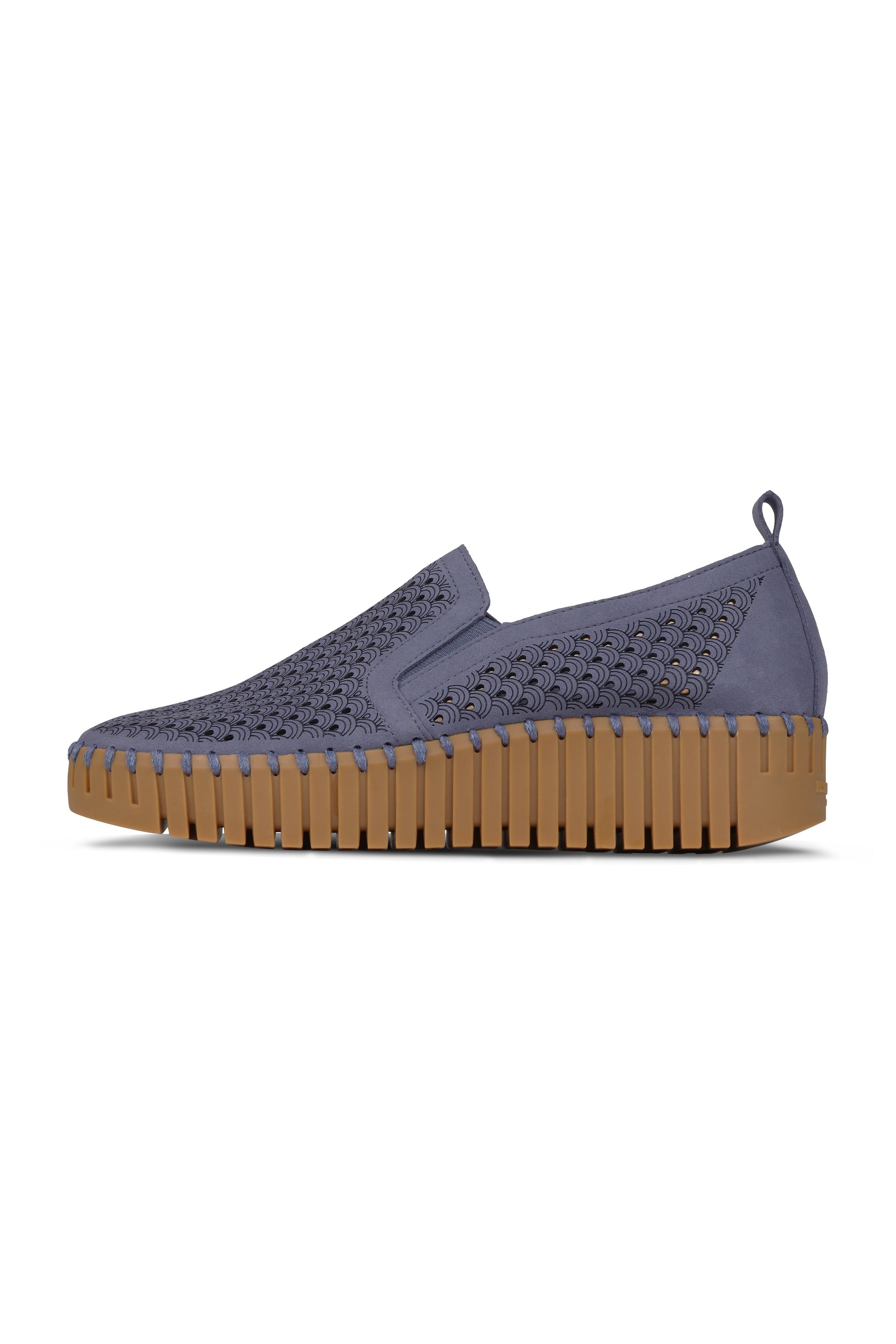 SHOE | TULIP WEDGE SLIP-ON: OMBRE BLUE/MOCCA-Socks & Footwear-ILSE JACOBSEN-Coriander