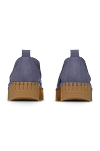 SHOE | TULIP WEDGE SLIP-ON: OMBRE BLUE/MOCCA-Socks & Footwear-ILSE JACOBSEN-Coriander