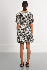 SHORT DRESS | HAWAII WRAP-Dress-MOLLY BRACKEN-Coriander