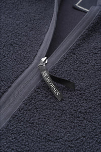 SHORT JACKET | BONDED PILE with ZIPPER-Jackets & Sweaters-ILSE JACOBSEN-Coriander