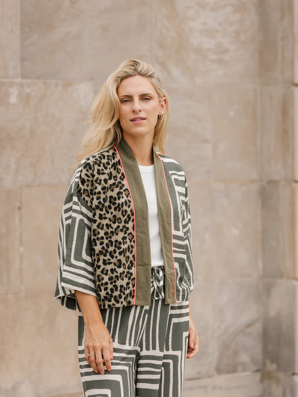 SHORT KIMONO CARDI | WILLOW-Jackets & Sweaters-SHANNON PASSERO-Coriander