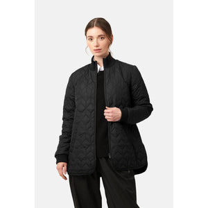 Quilted short jacket online