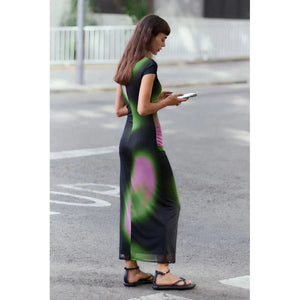 SHORT SLEEVE DRESS | TULLE-Dresses-DESIGUAL-Coriander
