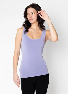 SHORT TANK-Top-CEST MOI-ONE-Lavender-Coriander