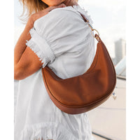 SHOULDER BAG | CORFU-Bags & Wallets-LOUENHIDE-TAN-Coriander