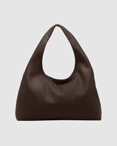 SHOULDER BAG | MONACO-Bags & Wallets-LOUENHIDE-CHOCOLATE-Coriander