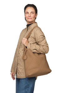 SHOULDER TOTE | WOVEN-Bags & Wallets-ILSE JACOBSEN-Coriander