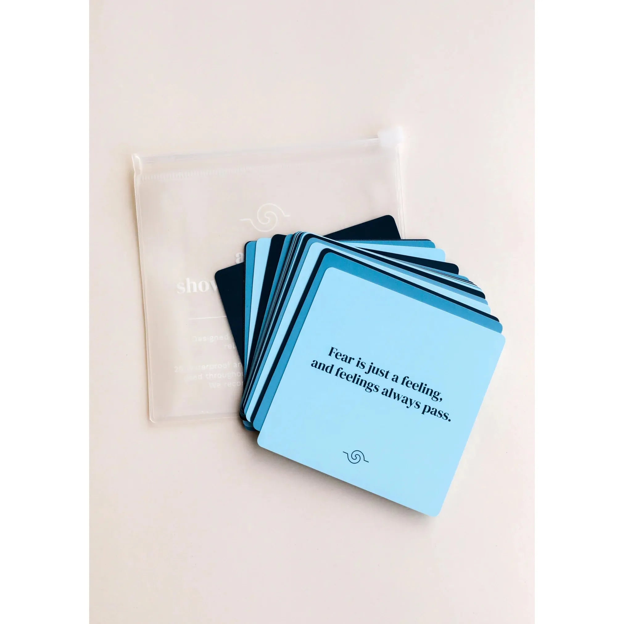 SHOWER AFFIRMATION CARDS | ANXIETY-Lotions & Potions-JAX KELLY-Coriander