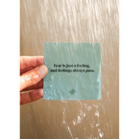 SHOWER AFFIRMATION CARDS | ANXIETY-Lotions & Potions-JAX KELLY-Coriander