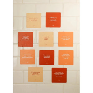 SHOWER AFFIRMATION CARDS | POSITIVE-Gifts-JAX KELLY-Coriander