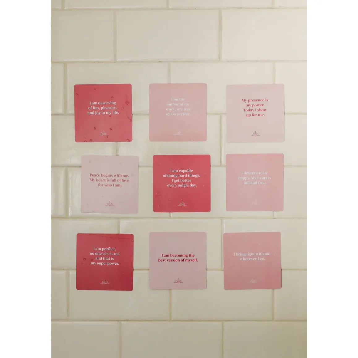 SHOWER AFFIRMATION CARDS | SELF LOVE-Lotions & Potions-JAX KELLY-Coriander