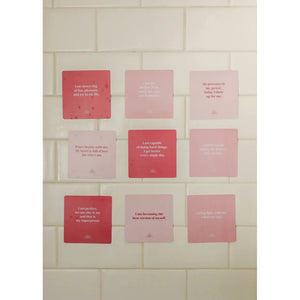 SHOWER AFFIRMATION CARDS | SELF LOVE-Lotions & Potions-JAX KELLY-Coriander