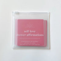 SHOWER AFFIRMATION CARDS | SELF LOVE-Lotions & Potions-JAX KELLY-Coriander