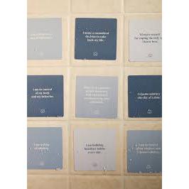 SHOWER AFFIRMATION CARDS | SOBRIETY-Lotions & Potions-JAX KELLY-Coriander