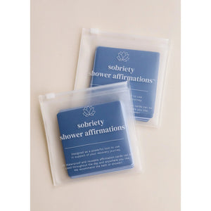SHOWER AFFIRMATION CARDS | SOBRIETY-Lotions & Potions-JAX KELLY-Coriander