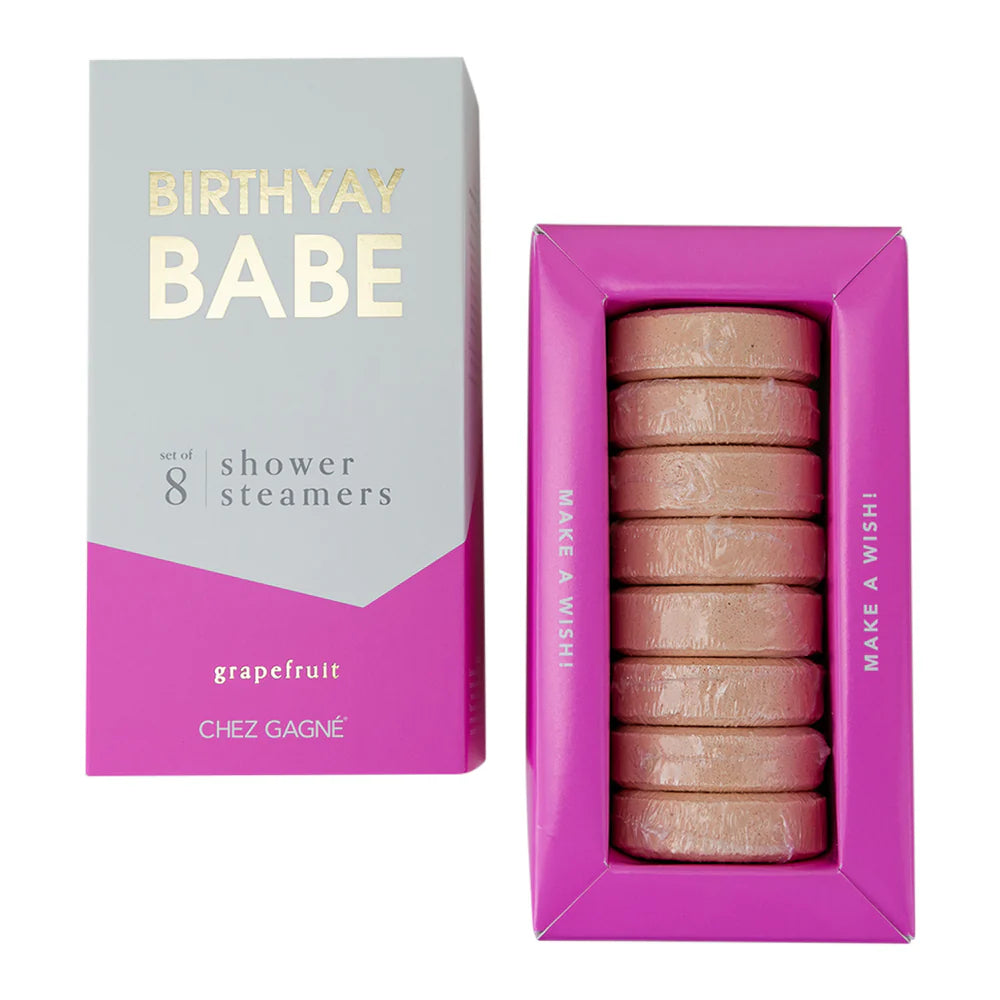 SHOWER STEAMERS | BIRTH-YAY BABE: GRAPEFRUIT-Self Care-CHEZ GAGNE-Coriander