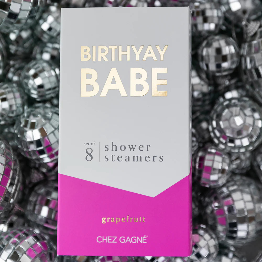 SHOWER STEAMERS | BIRTH-YAY BABE: GRAPEFRUIT-Self Care-CHEZ GAGNE-Coriander