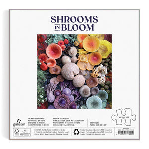 SHROOMS IN BLOOM 500 PC PUZZLE-Fun and Games-RAINCOAST-Coriander