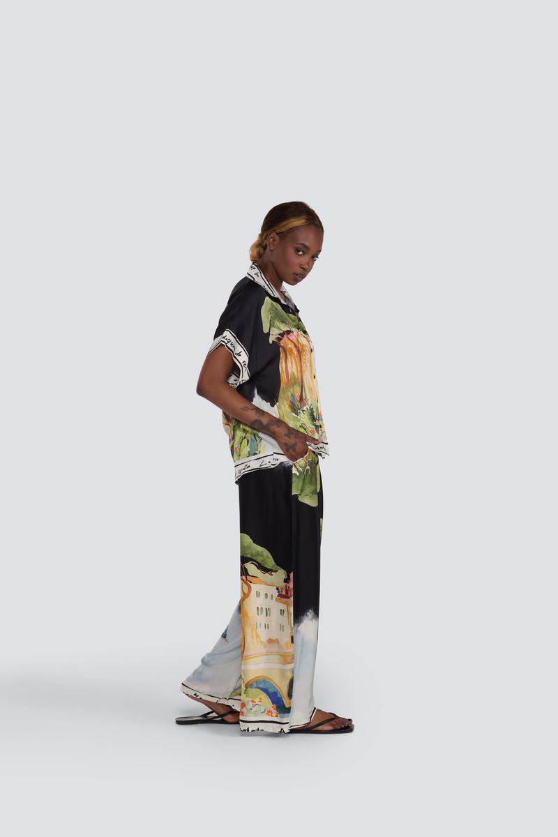 SILK TOP | ITALY PRINT-Top-JESSICA LAURA-Coriander