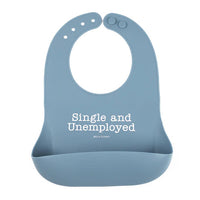 SINGLE AND UNEMPLOYED WONDER BIB | RAIN-Kids-BELLA TUNNO-Coriander