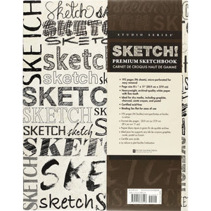 SKETCH! PREMIUM SKETCHBOOK-Books & Stationery-PETER PAUPER PRESS-Coriander