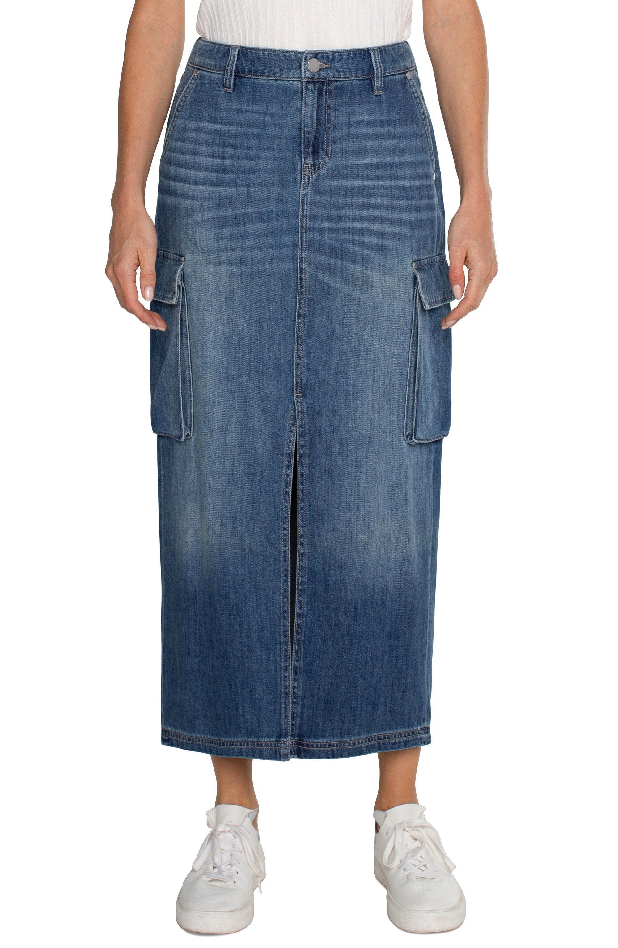 SKIRT | CARGO-Bottoms-LIVERPOOL-Coriander