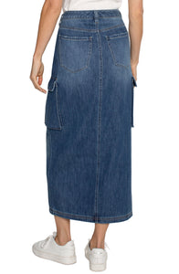 SKIRT | CARGO-Bottoms-LIVERPOOL-Coriander