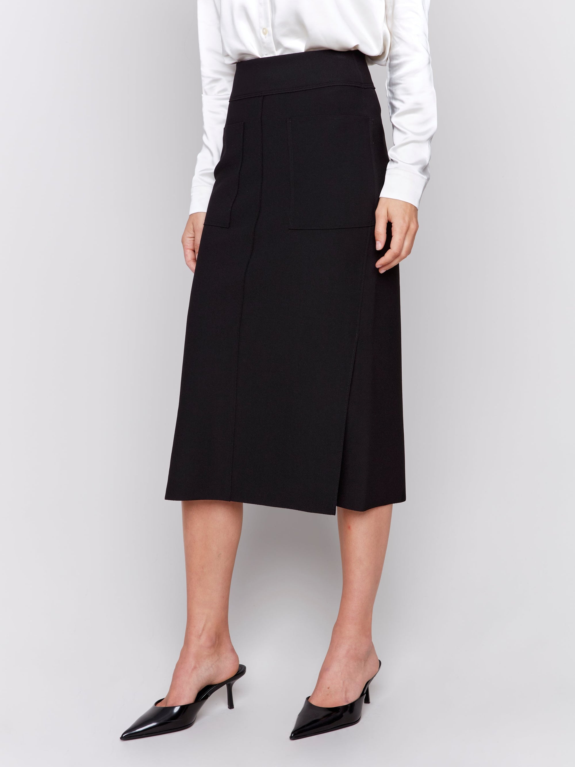 SKIRT | GUTSY CREPE-Skirts-CHARLIE B-Coriander