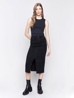 SKIRT | LONG DENIM-Bottoms-CHARLIE B-Coriander