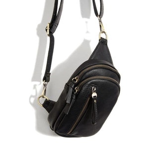 SKYLER VEGAN SLING BAG-Purse-JOY SUSAN-BLACK-Coriander