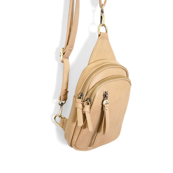 SKYLER VEGAN SLING BAG-Purse-JOY SUSAN-CAMEL-Coriander