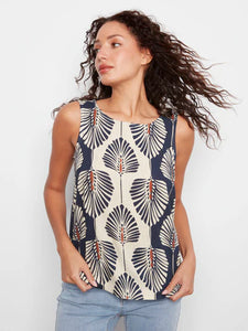 SLEEVELESS BLOUSE | TAHITI-Top-CHARLIE B-Coriander