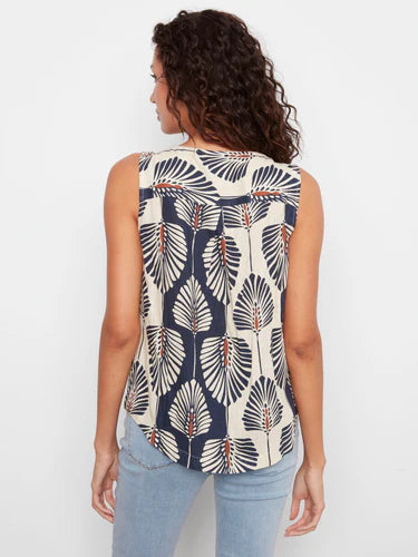 SLEEVELESS BLOUSE | TAHITI-Top-CHARLIE B-Coriander