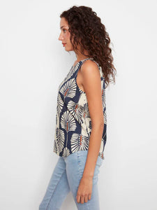 SLEEVELESS BLOUSE | TAHITI-Top-CHARLIE B-Coriander
