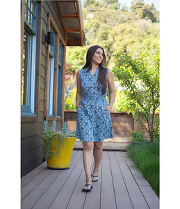 SLEEVELESS DRESS | COTTAGE-Dress-AVENTURA-Coriander