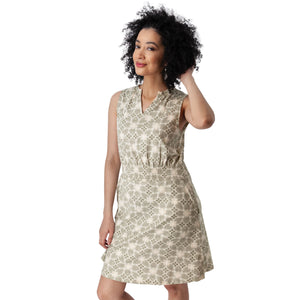 SLEEVELESS DRESS | COTTAGE-Dress-AVENTURA-SMALL-OLIVINE-Coriander