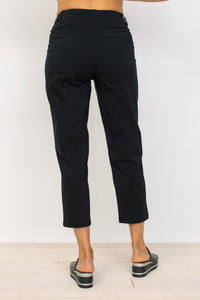 SLIM CROP SOLID PANT-Bottoms-HABITAT-Coriander