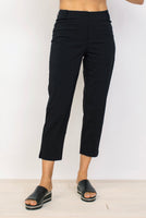 SLIM CROP SOLID PANT-Bottoms-HABITAT-XSMALL-Black-Coriander