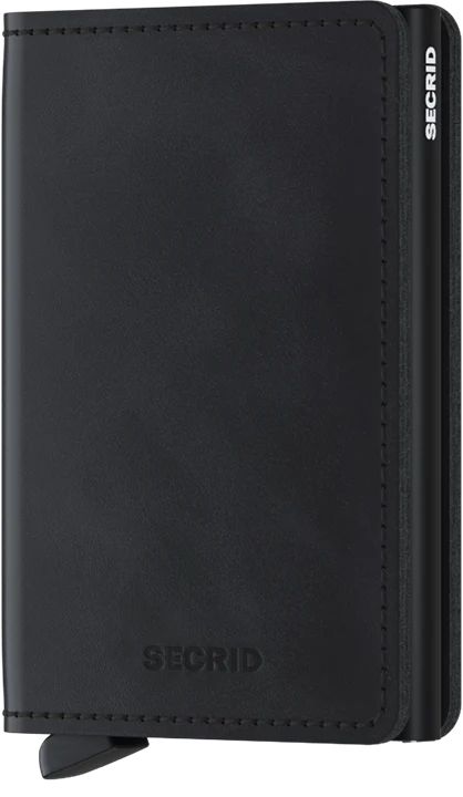 SLIM WALLET VINTAGE-Wallet-SECRID-BLACK-Coriander