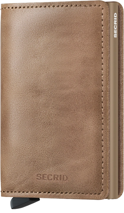 SLIM WALLET VINTAGE-Wallet-SECRID-TAUPE-Coriander