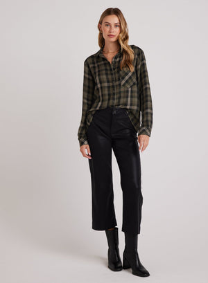 SLOUCHY POCKET BUTTON DOWN-Tops-BELLA DAHL-Coriander