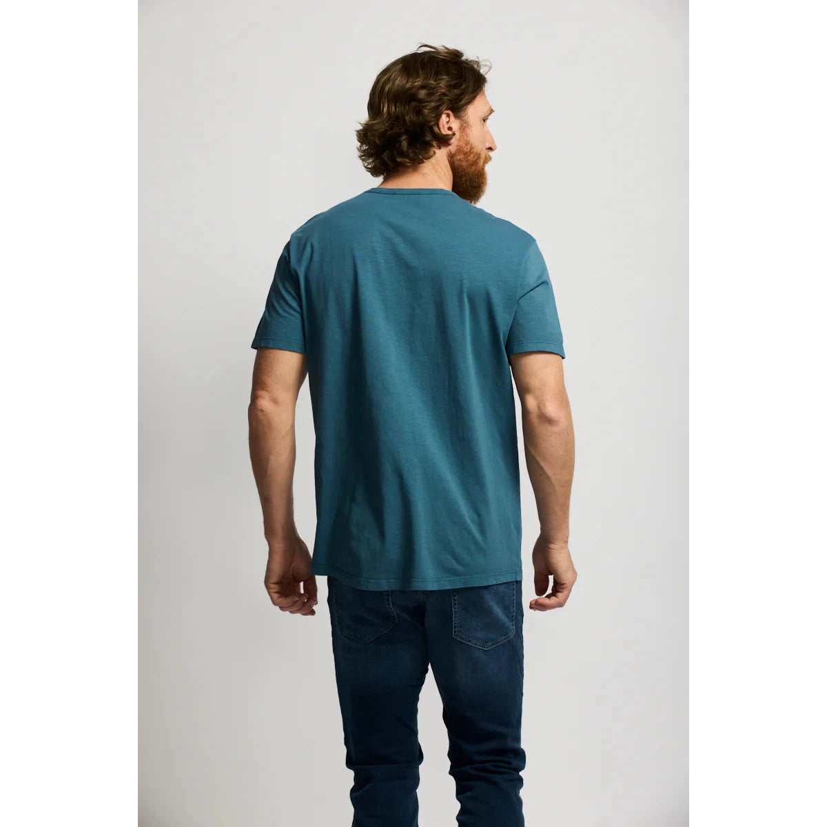 SLUB COTTON TEE-Shirts & Tops-EASY MONDAYS-Coriander