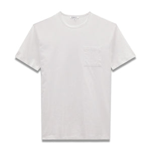 SLUB COTTON TEE-Shirts & Tops-EASY MONDAYS-MEDIUM-WHITE-Coriander