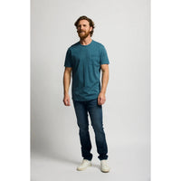 SLUB COTTON TEE-Shirts & Tops-EASY MONDAYS-Coriander