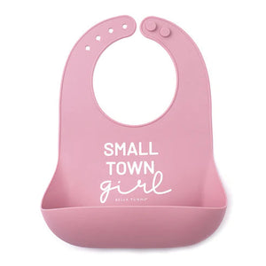 SMALL TOWN GIRL WONDER BIB - DUSTY ROSE-Baby-BELLA TUNNO-Coriander