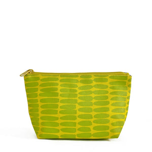 SMALL WALL TRAVEL POUCH - CITRON/GREEN-Uncategorised-SEE DESIGN-Coriander